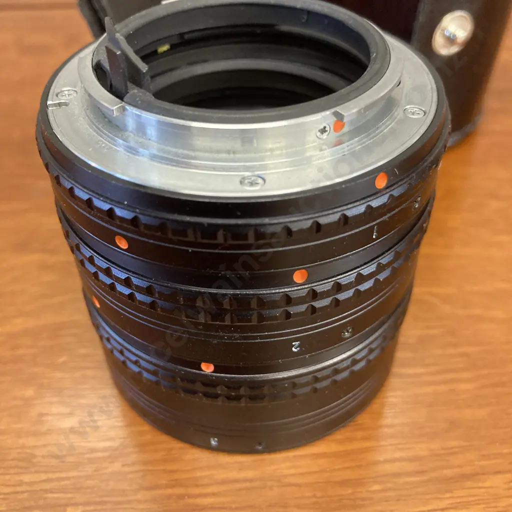 Asahi Pentax Japan Auto Extension Tube K Set With Case Image 1++